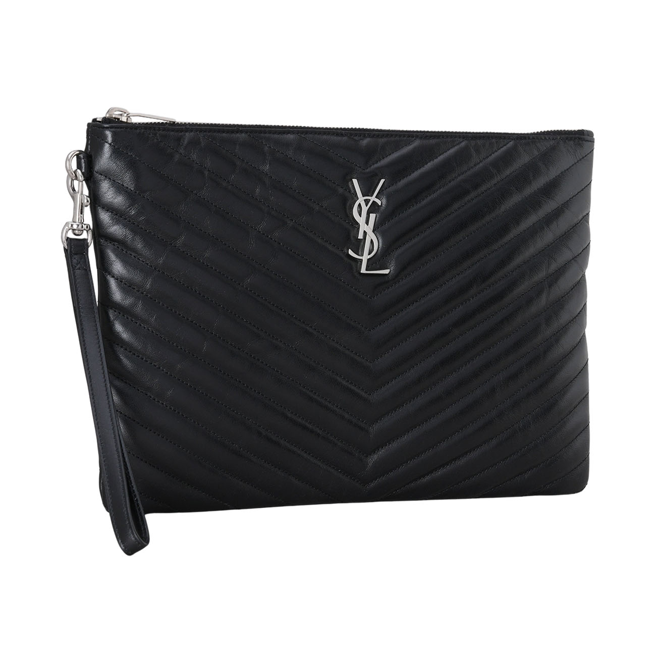 YVES SAINT LAURENT(USED)생로랑 559193 모노그램 클러치 뉴미듐